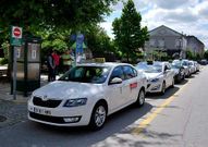 El servicio de taxis amiense opera con quince veh�culos. 