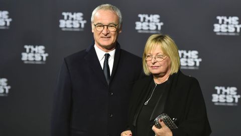Claudio Ranieri y su mujer Rosanna