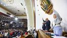 Jorge Rodr�guez celebra la votaci�n en el Parlamento venezolano, controlado por el chavismo, a favor de romper las relaciones con Espa�a.