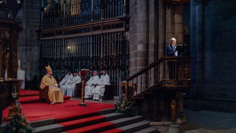 A misa estivo oficiada polo bispo de Ourense, Leonardo Lamas