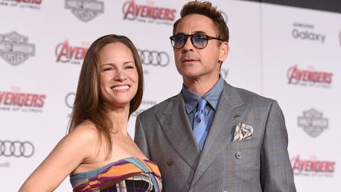 La productora Susan Downey y el actor Robert Downey Jr. 