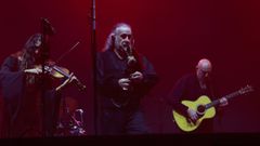 Bieito Romero, nun concerto de Luar na Lubre na Coru&ntilde;a no 2025.