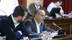 El l�der de los populares en el Concello, Ram�n Carballo