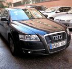 En la imagen, uno de los coches recuperados por la Guardia Civil.