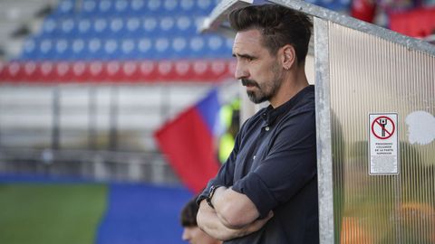 Borja Fern�ndez, nuevo primer entrenador del CD Lugo, en su etapa como primer t�cnico de la UD Ourense 
