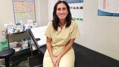 La sonense Nuria Martnez trabaja desde hace dos aos en la unidad de Estomaterapia
