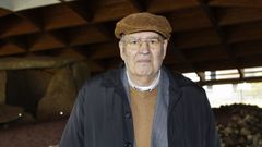 Jos� S�nchez Vilas, en una imagen tomada en Dombate hace tres a�os.