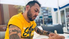 Daniel Mendoza Leal, periodista, abogado y guionista de �Matarife�. 