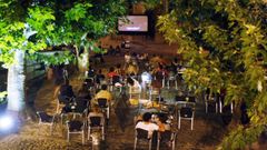 Imaxe de arquivo dunha sesi�n de cinema na r�a