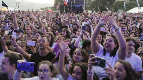 Ambiente en el Festival de Ortigueira 2022.