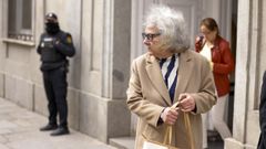 La empresaria Carmen Pano, a su salida del Tribunal Supremo
