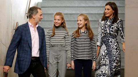 En los premios Princesa de Gerona, donde la princesa Leonor intervino por primera vez en el 2019