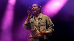 Isabel Aai�n en un concierto en Mondo�edo en el 2024