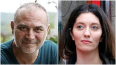 Xuan Bello e Ant�a Otero, entre os que participar�n no recital po�tico.