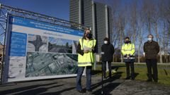 La conselleira, en Arteixo el 11 de enero