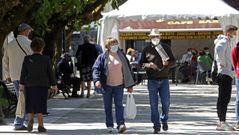 Imagen de la alameda de A Pobra, concello que entrar� en m�ximas restricciones ma�ana