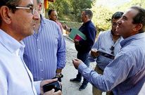 Alcaldes y concejales del PP en una reciente reuni�n en A Cova (O Savi�ao).