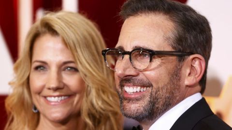 Steve Carell con su mujer