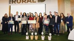 Empresarios reconocidos en los premios Emprendemento Rural Innovador en Allariz