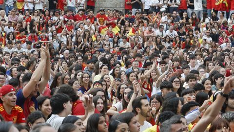 Pantalla gigante en Lugo.