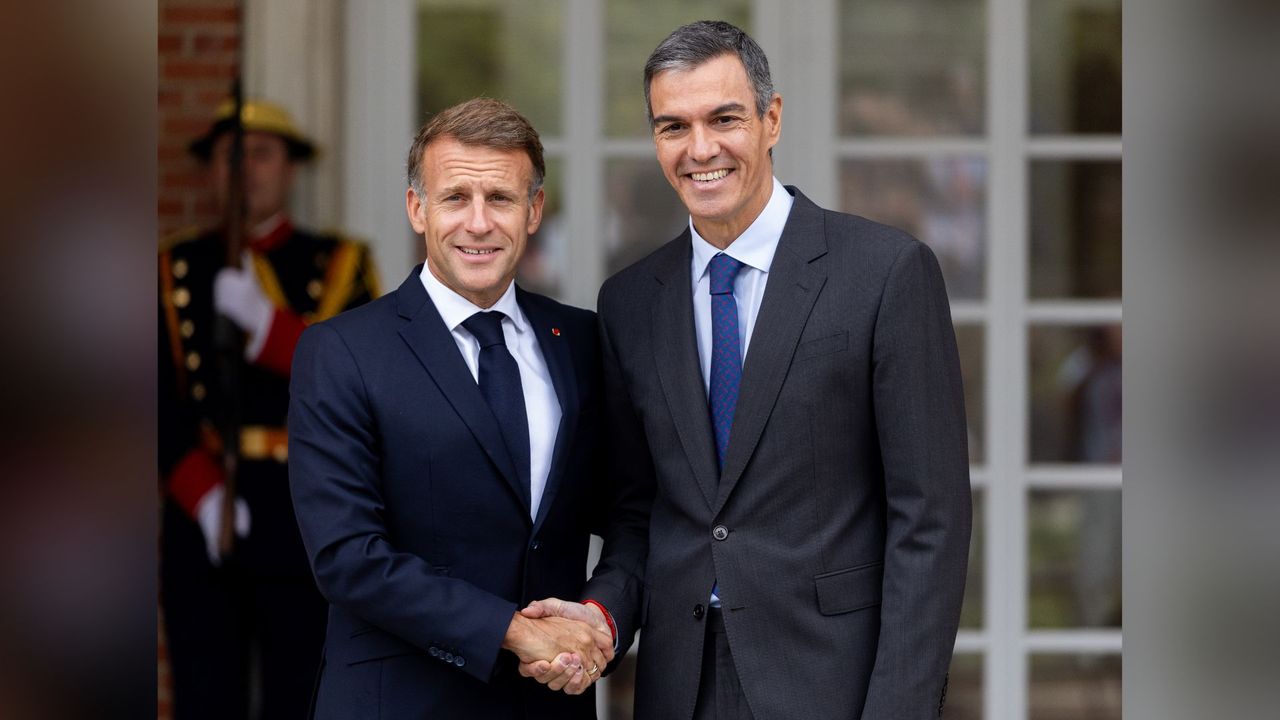 Macron defiende ante Sánchez la protección firme de las fronteras