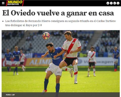 As� vieron el Real Oviedo-Rayo Vallecano los medios asturianos y nacionales