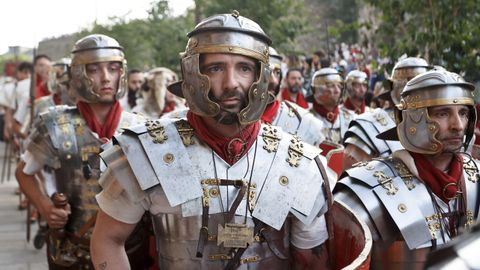 Soldados romanos en el Arde Lucus