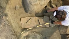 Detalle de las excavaciones realizadas durante estas semanas.