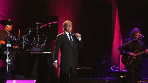 Julio Iglesias, en Cambados en el 2012