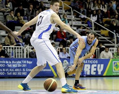 Dani Rodr�guez, durante el encuentro ante el Lleida.