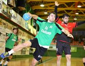 El carballés Martín en el partido ante el Atlético Novás. 