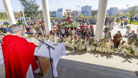 Domingo de Ramos en Carballo, en imagen de archivo