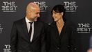 Pep Guardiola y Cristina Serra, durante los FIFA Best Awards del 2024