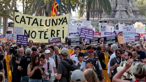 Integrantes de los Comits de Defensa de la Repblica, en el homenaje a las vctimas del 17A