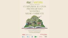 Cartel de�la 30� edici�n de Voz Natura