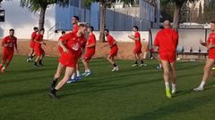 Entrenamiento en Paterna.