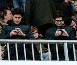 Augusto C�sar Marcos, junto a su hermano H�ctor, que tambi�n trabaj� en el Deportivo.