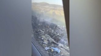 Imagen de uno de los trenes accidentados en Urda