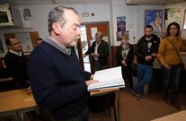 <span lang= gl >A comunidade educativa da escola de Outeiro elaborou un mural inspirado en �Frederik�</span>. 