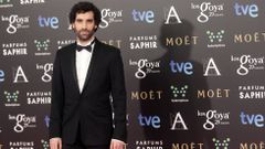 Tamar Novas, en la ceremonia de los Goya del 2015