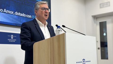 Luis Menor, en la rueda de prensa posterior a la Junta de Gobierno.
