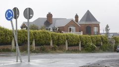 Vista de la mansi�n okupada