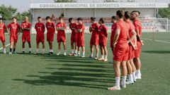 Primer entrenamiento de la UD Ourense