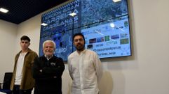 Marcos Porto, Rosendo Fern�ndez y Juan Anta presentaron la carrera de carrilanas de A Veiga