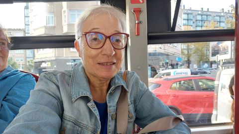 Marisa Pérez es usuaria habitual de la línea 14
