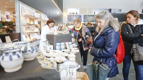 Este martes se inaugur una nueva edicin deArte no Hospital, una muestra y mercadillocon las piezas creadas por los pacientes de psiquitra en los talleres de rehabilitacin.