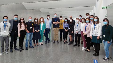 Miembros y responsables del grupo de Investigaciones Agroambientales y Agroalimentarias de la Universidade de Vigo, que dirige Jes�s Simal G�ndara