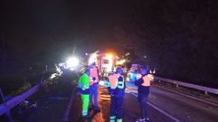 Accidente en Cuntis con una persona fallecida