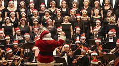 Concierto de Navidad de la Coral Casablanca, en Vigo