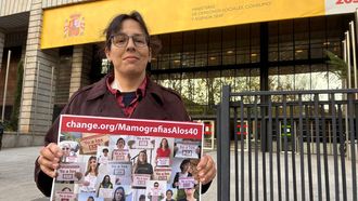 La santiaguesa Mar&iacute;a Varela, durante su estancia en Madrid